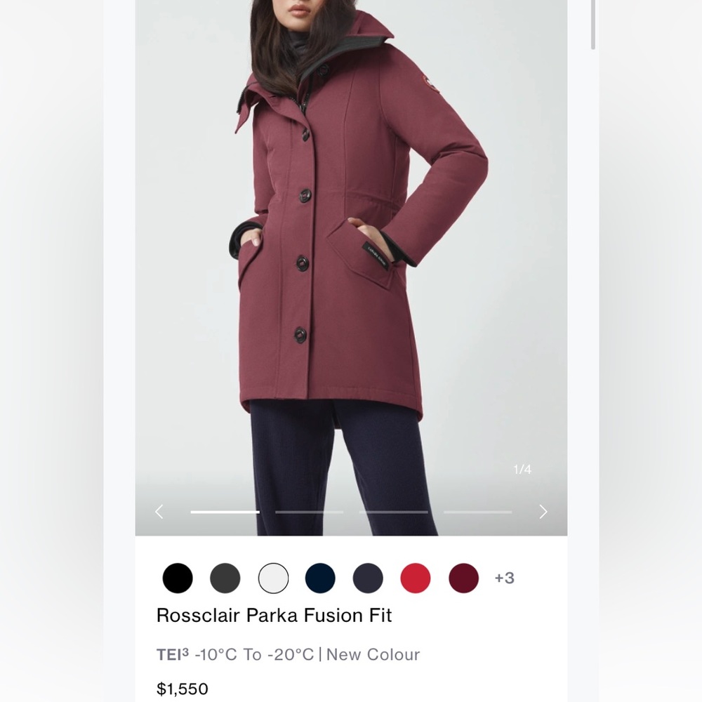 Rossclair Canada Goose Parka